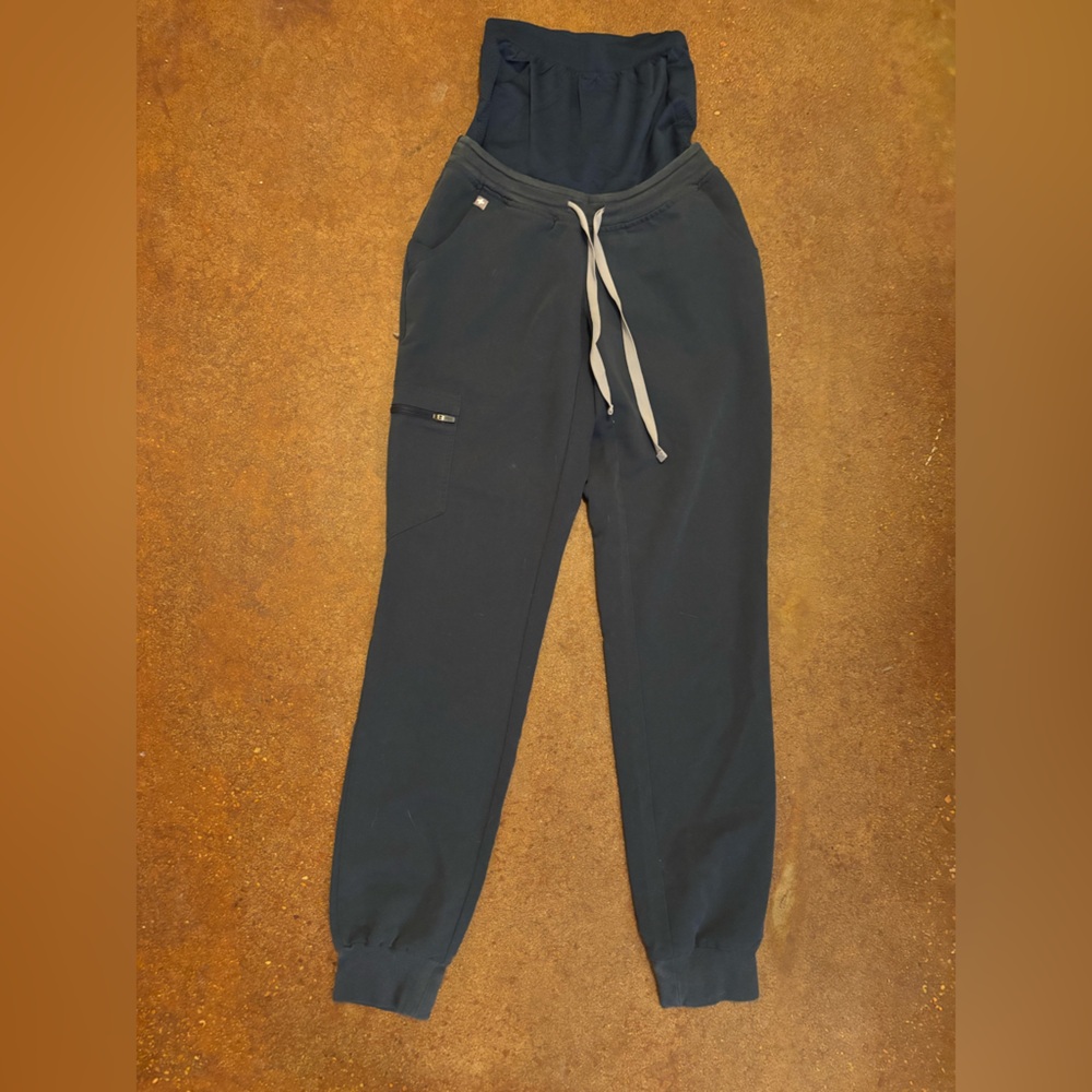 Figs Dark Harbour Maternity Scrub Joggers XXS/tall.